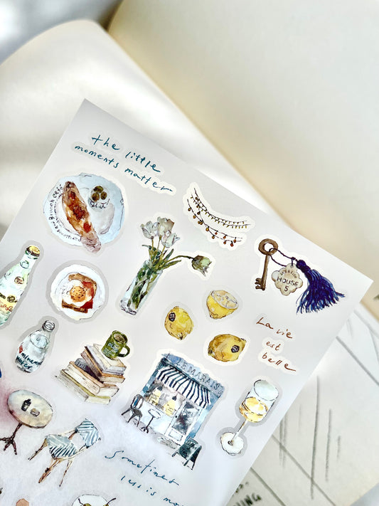 Pion Transfer Sticker Sheet - Chill Vol. 2