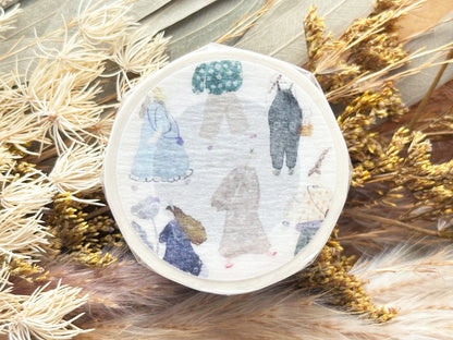 Pion Kiss-Cut Washi Tape - Artsy Girl