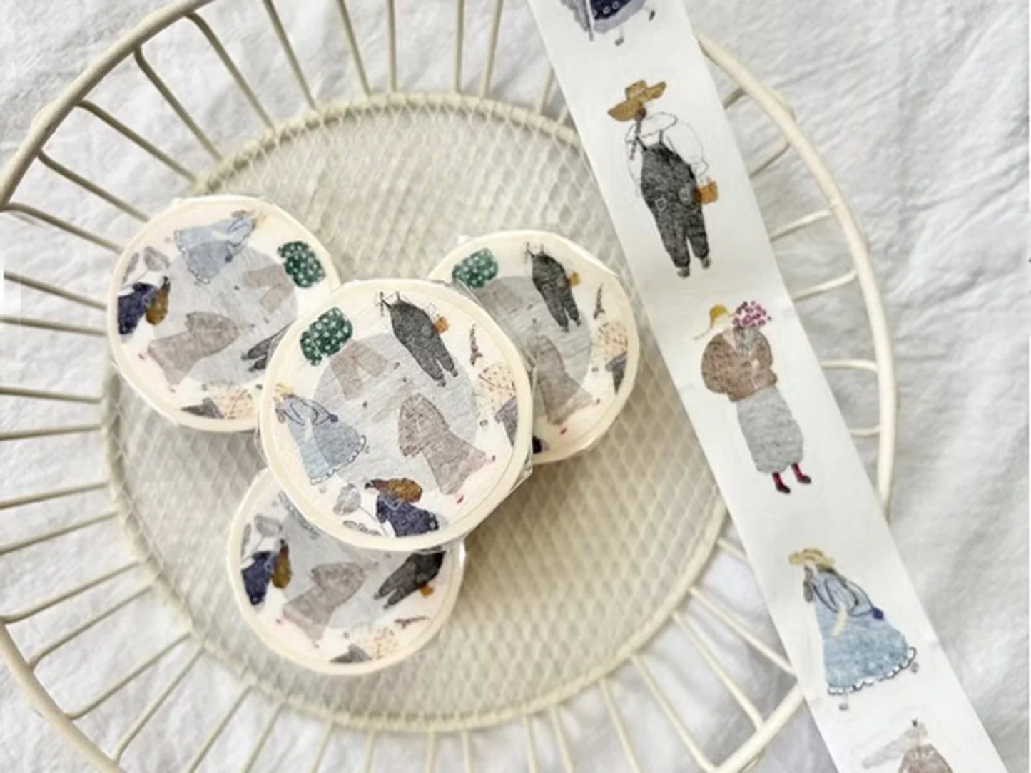 Pion Kiss-Cut Washi Tape - Artsy Girl