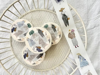 Pion Kiss-Cut Washi Tape - Artsy Girl