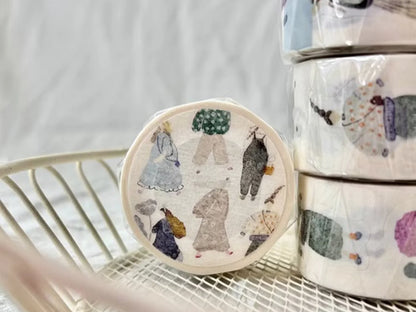 Pion Kiss-Cut Washi Tape - Artsy Girl