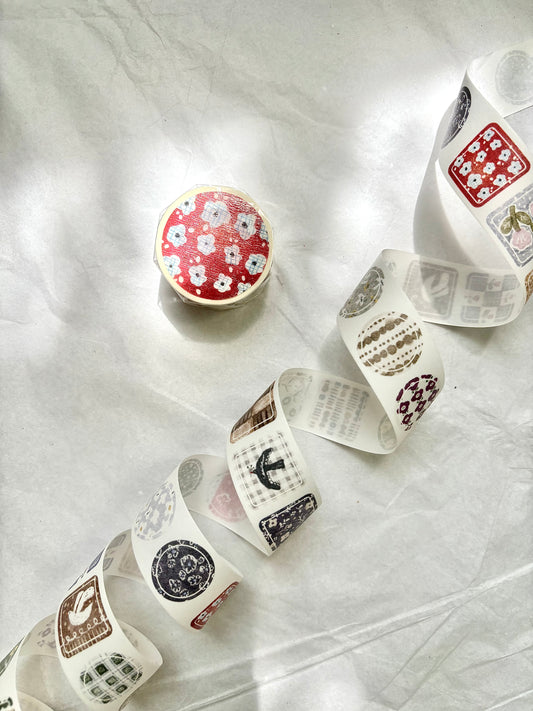 Pion Kiss-Cut Washi Tape - Coaster