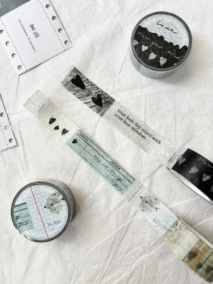 Pion Washi Tape - Love / Green (2 Designs)