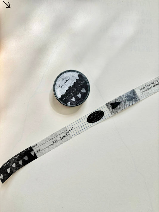 Pion Washi Tape - Love / Green (2 Designs)