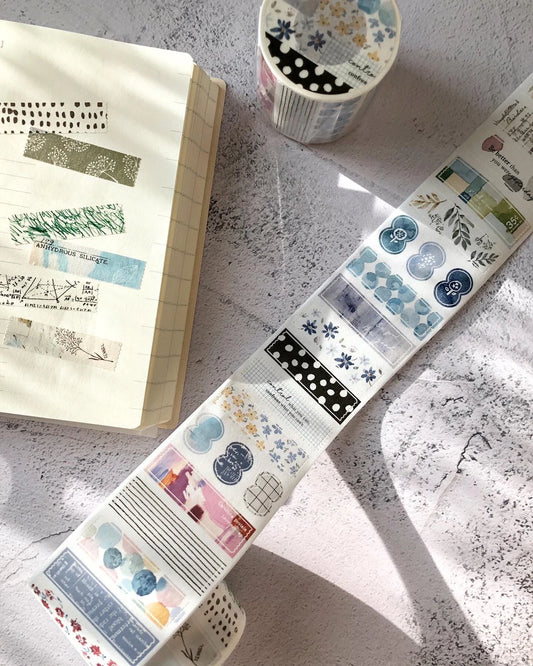 Pion Kiss-Cut Washi Tape - Paragraph