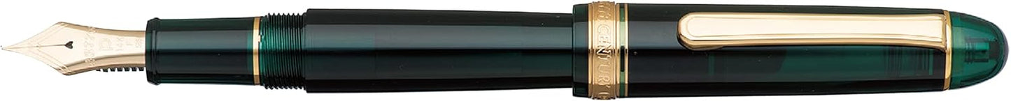 Platinum Fountain Pen #3776 Century - Laurel Green (Gold) (Destash)