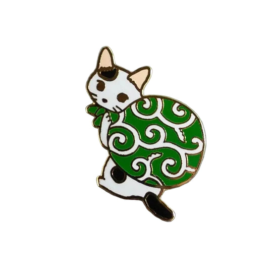 Pottering Cat Enamel Pin - Thief Cat