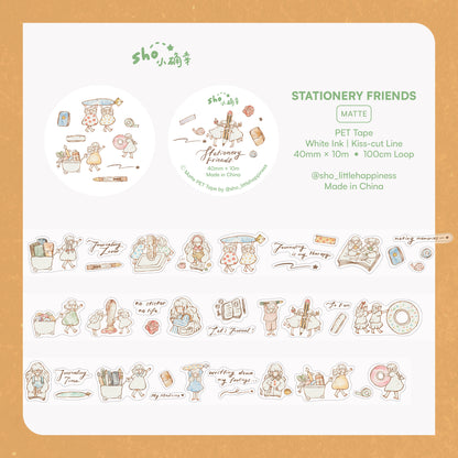 Sho Little Happiness Kiss-Cut PET Tape - Stationery Friends