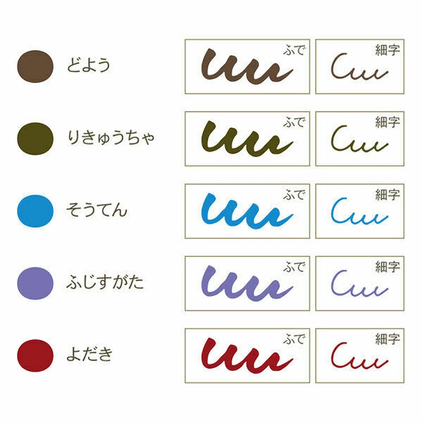 Sailor Shikiori Brush Pens - Summer Set