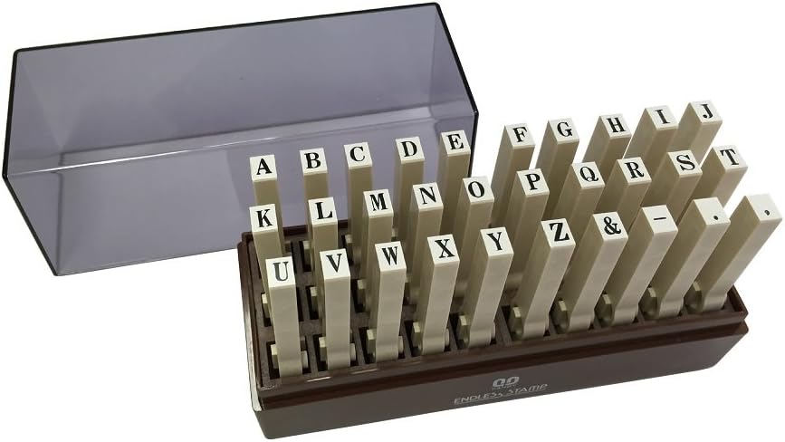 Sanby Endless Stamp Alphabet Set in the container