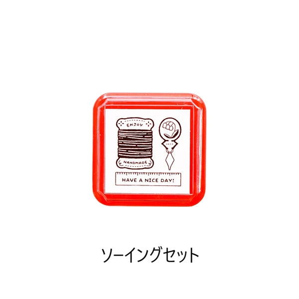 Sanby x Eric Small Things Pre-Inked Stamp - Vol 1: Sewing Set