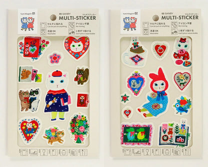 Sanby x Yumi Kitagishi Stickers in their original packaging