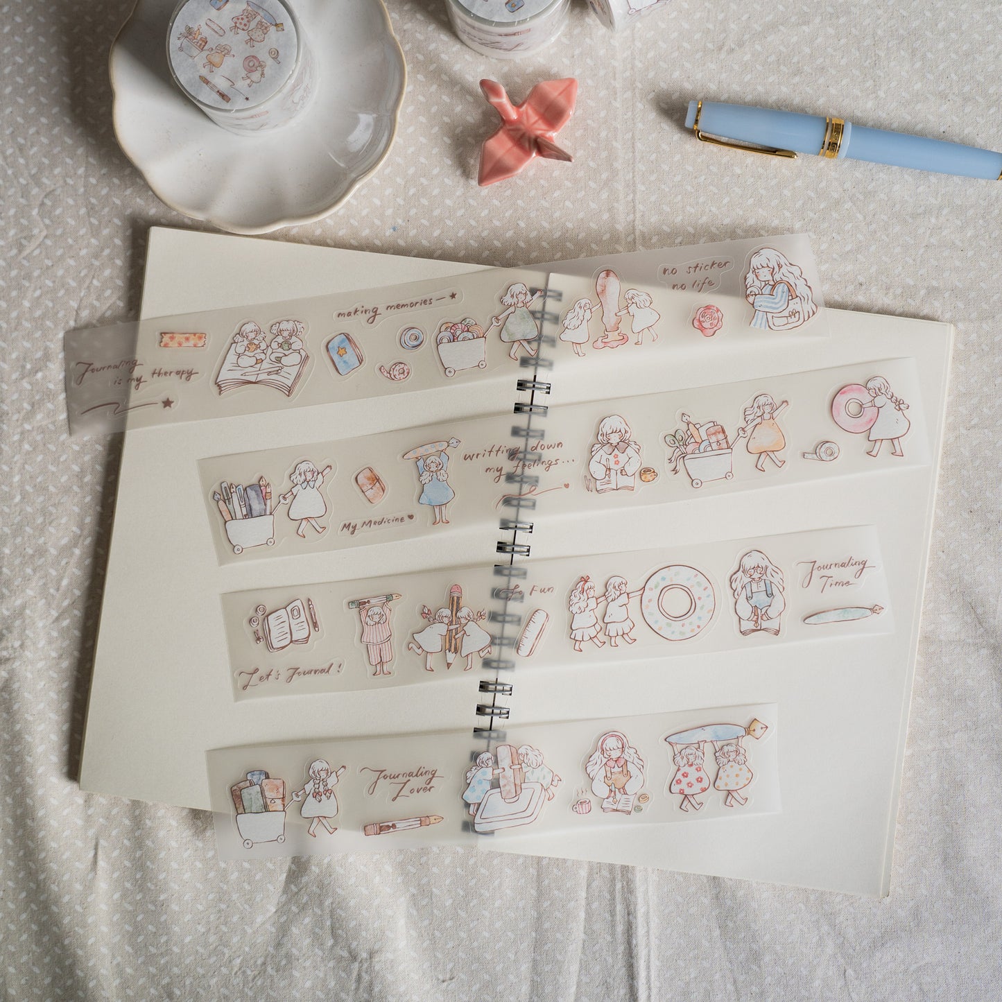 Sho Little Happiness Kiss-Cut PET Tape - Stationery Friends