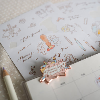 Sho Little Happiness Sticker Sheet - Stationery Friends