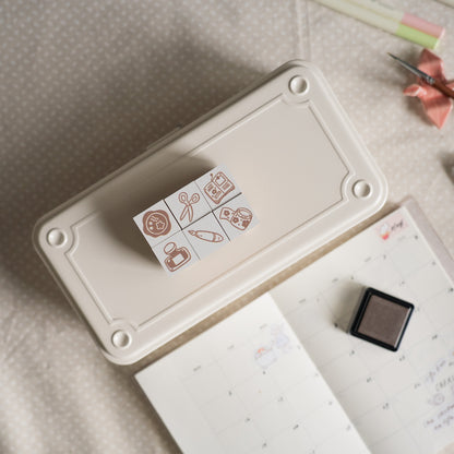 Sho Little Happiness Rubber Stamps - Stationery Series (6 Designs)