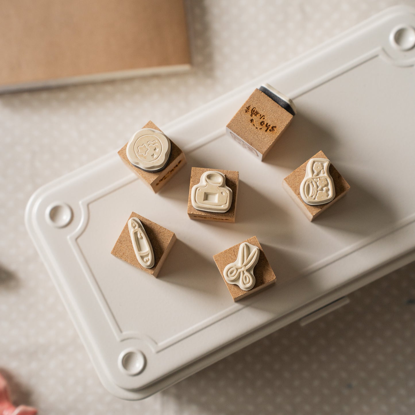 Sho Little Happiness Rubber Stamps - Stationery Series (6 Designs)