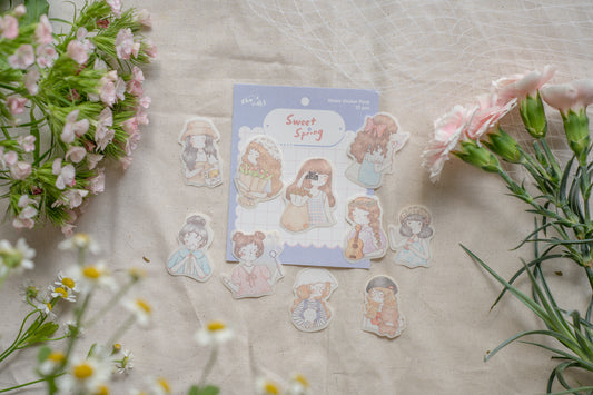 Sho Little Happiness Flake Stickers - Sweet Spring