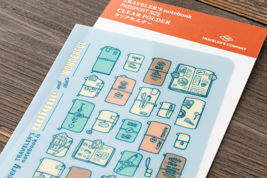 Traveler's Company Clear Folder - Passport 2027 (Limited Edition)