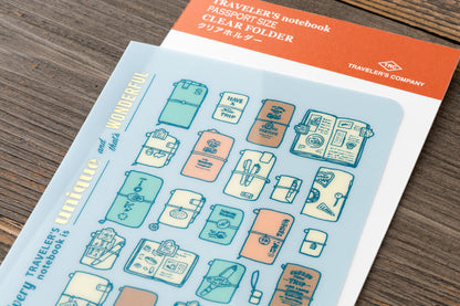 Traveler's Company Clear Folder - Passport 2027 (Limited Edition)