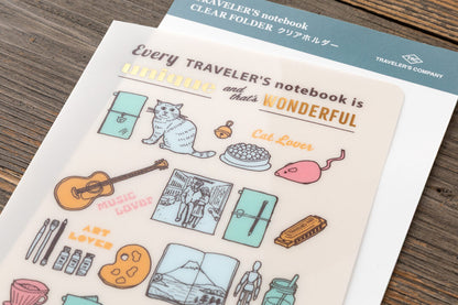 Traveler's Company Clear Folder - Regular 2027 (Limited Edition)