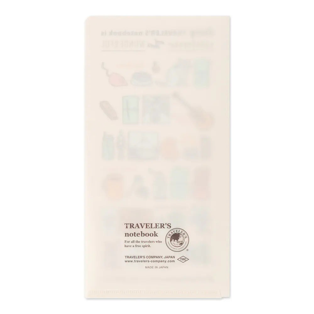 Traveler's Company Clear Folder - Regular 2027 (Limited Edition)