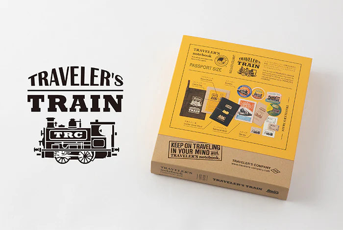 Traveler's Notebook Limited Edition Set 2022 - Passport Size - Train (Destash)