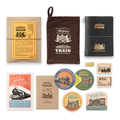 Traveler's Notebook Limited Edition Set 2022 - Passport Size - Train (Destash)