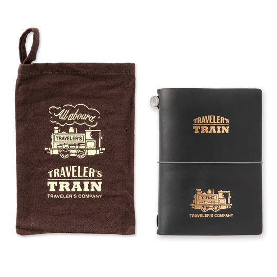 Traveler's Notebook Limited Edition Set 2022 - Passport Size - Train (Destash)