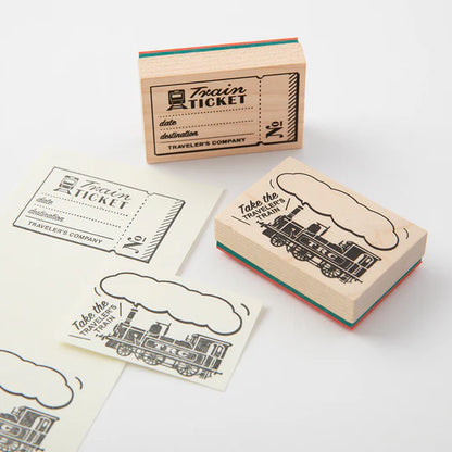 Traveler's Notebook Limited Edition Set 2022 - Passport Size - Train (Destash)