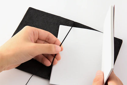 Traveler's Notebook Leather Cover Starter Set - Passport - Black