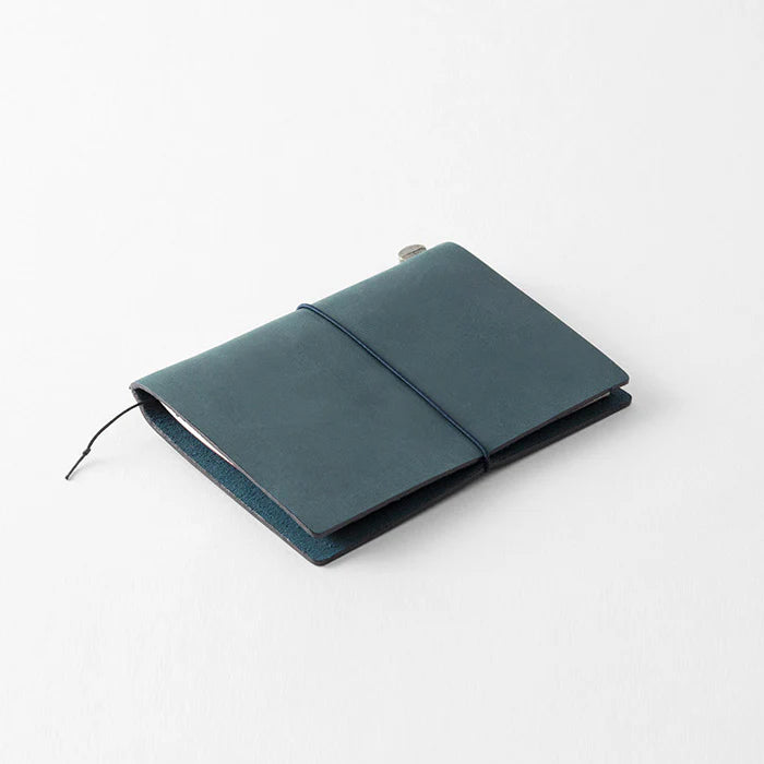 Traveler's Notebook Leather Cover Starter Set - Passport - Blue