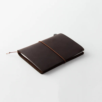 Traveler's Notebook Leather Cover Starter Set - Passport - Brown