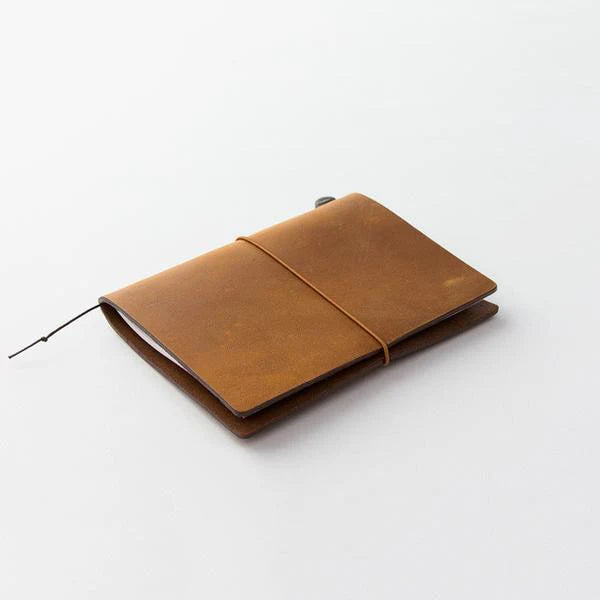 Traveler's Notebook Leather Cover Starter Set - Passport - Camel