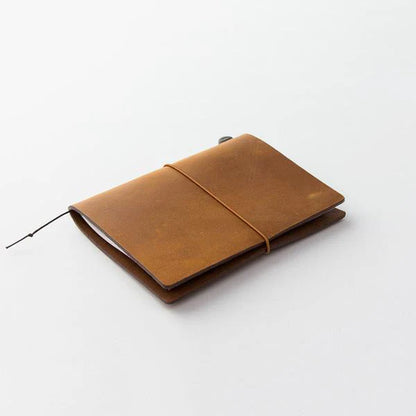 Traveler's Notebook Leather Cover Starter Set - Passport - Camel