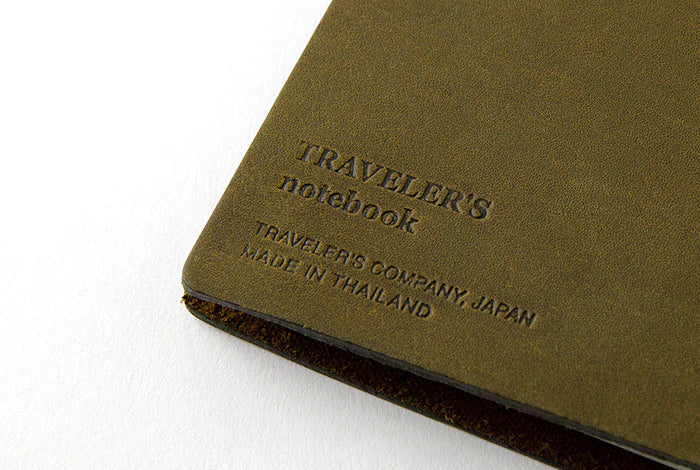 Traveler's Notebook Leather Cover Starter Set - Passport - Olive
