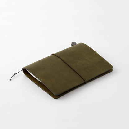 Traveler's Notebook Leather Cover Starter Set - Passport - Olive