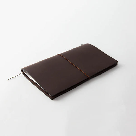 Traveler's Notebook Leather Cover Starter Set - Regular - Brown