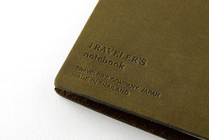 Traveler's Notebook Leather Cover Starter Set - Regular - Olive