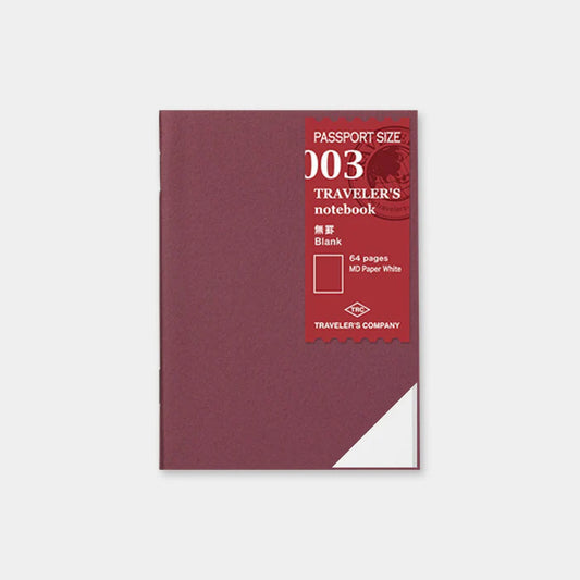 Traveler's Notebook Passport Refill 003 - Blank