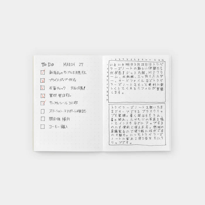 Traveler's Notebook Passport Refill 014 - Dot Grid Refill
