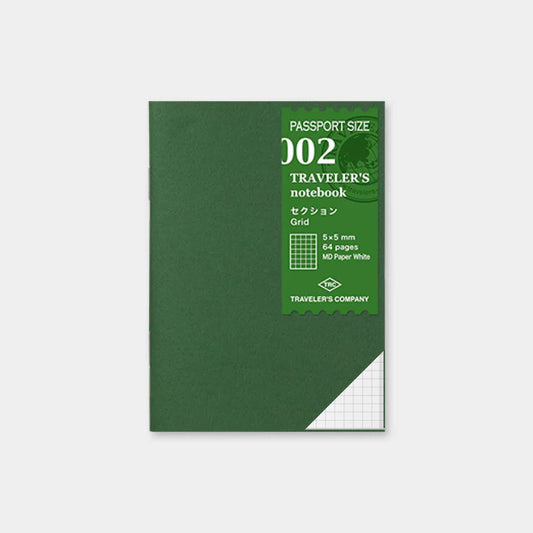 Traveler's Notebook Passport Refill 002 - Grid