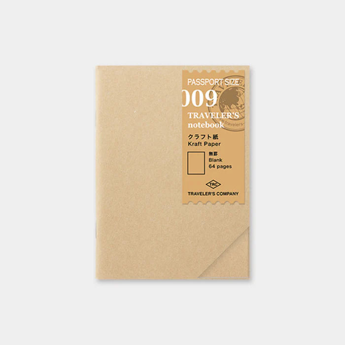 Traveler's Notebook Passport Refill 009 - Kraft Paper