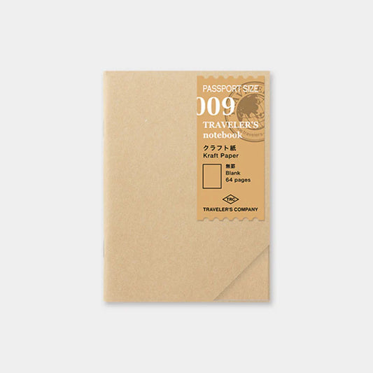 Traveler's Notebook Passport Refill 009 - Kraft Paper