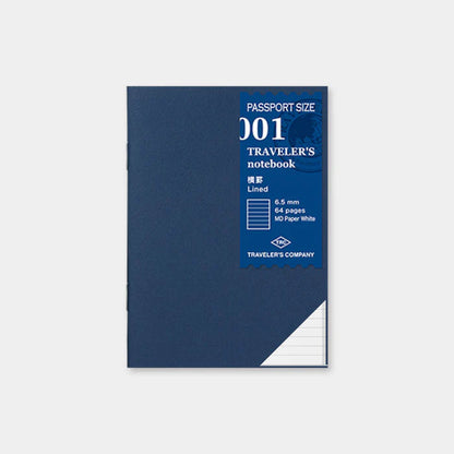 Traveler's Notebook Passport Refill 001 - Lined