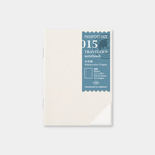Traveler's Notebook Passport Refill 015 - Watercolour Paper Refill