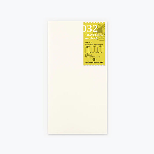 Traveler's Notebook Regular Refill 032 - Accordian Fold Paper