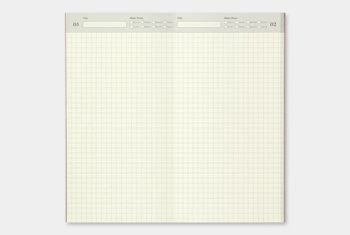 Traveler's Notebook Regular Refill 005 - Free Diary