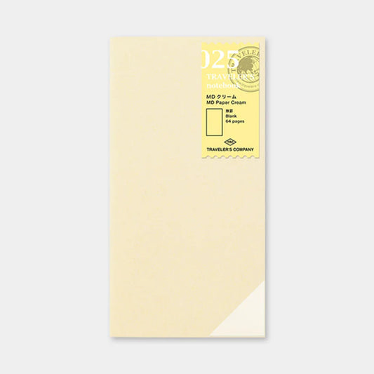 Traveler's Notebook Regular Refill 025 - MD Paper Cream