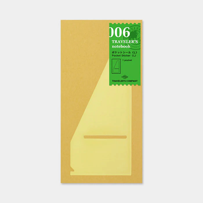 Traveler's Notebook Regular Refill 006 - Pocket Sticker (L)