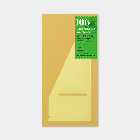 Traveler's Notebook Regular Refill 006 - Pocket Sticker (L)